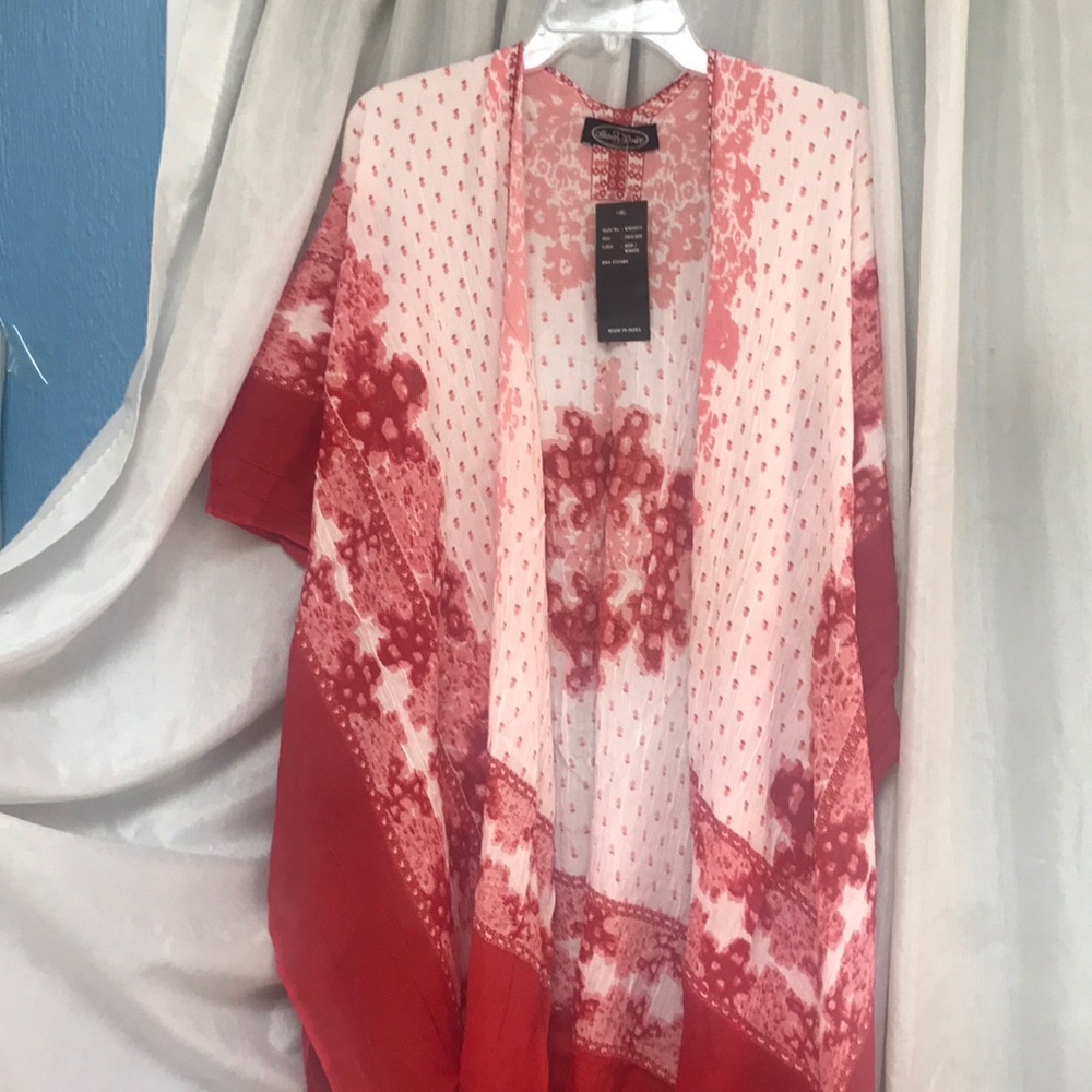 Shore drive red/white coverup